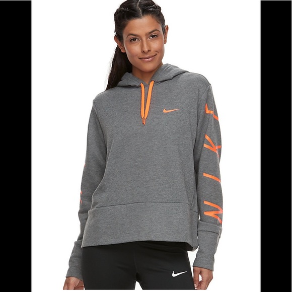 Nike Tops - Nike Spellout sleeves Hoodie size XS